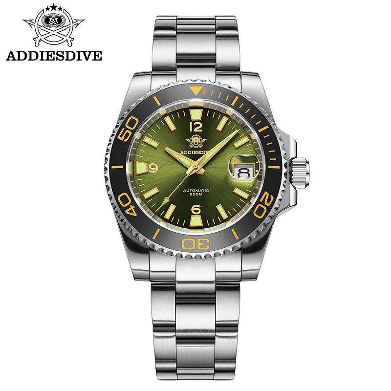 Jewelry For Watches - ADDIESDIVE ใหม่ดําน้ําของขวัญนาฬิกาผู้ชาย 8215 อัตโนมัติ Sapphire AR