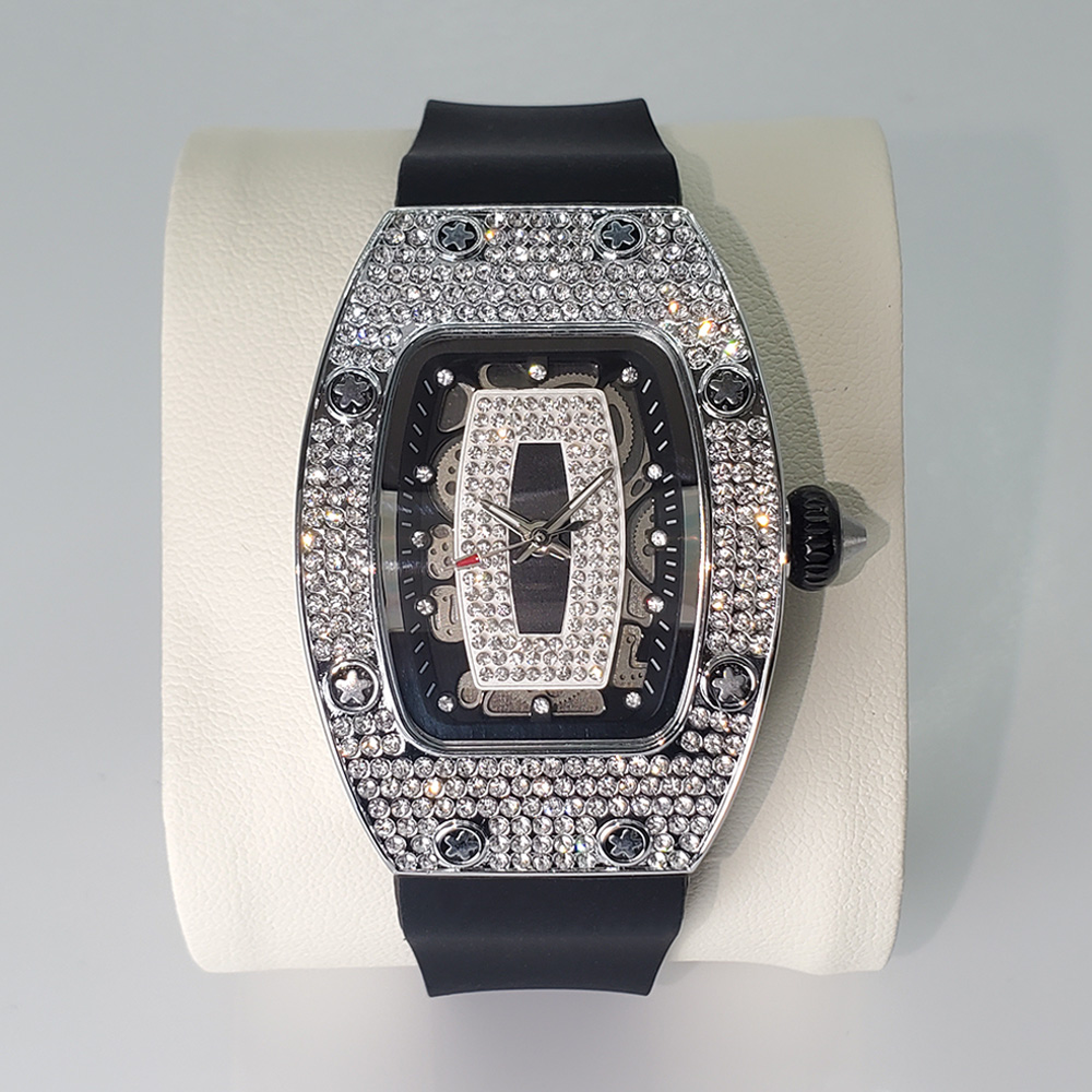 Jewelry Watches Brands - นาฬิกาเพชรใหม่สำหรับผู้หญิง แบรนด์หรู ของแท้ ประดับเพชร นาฬิกาควอตซ์ แฟชั่น