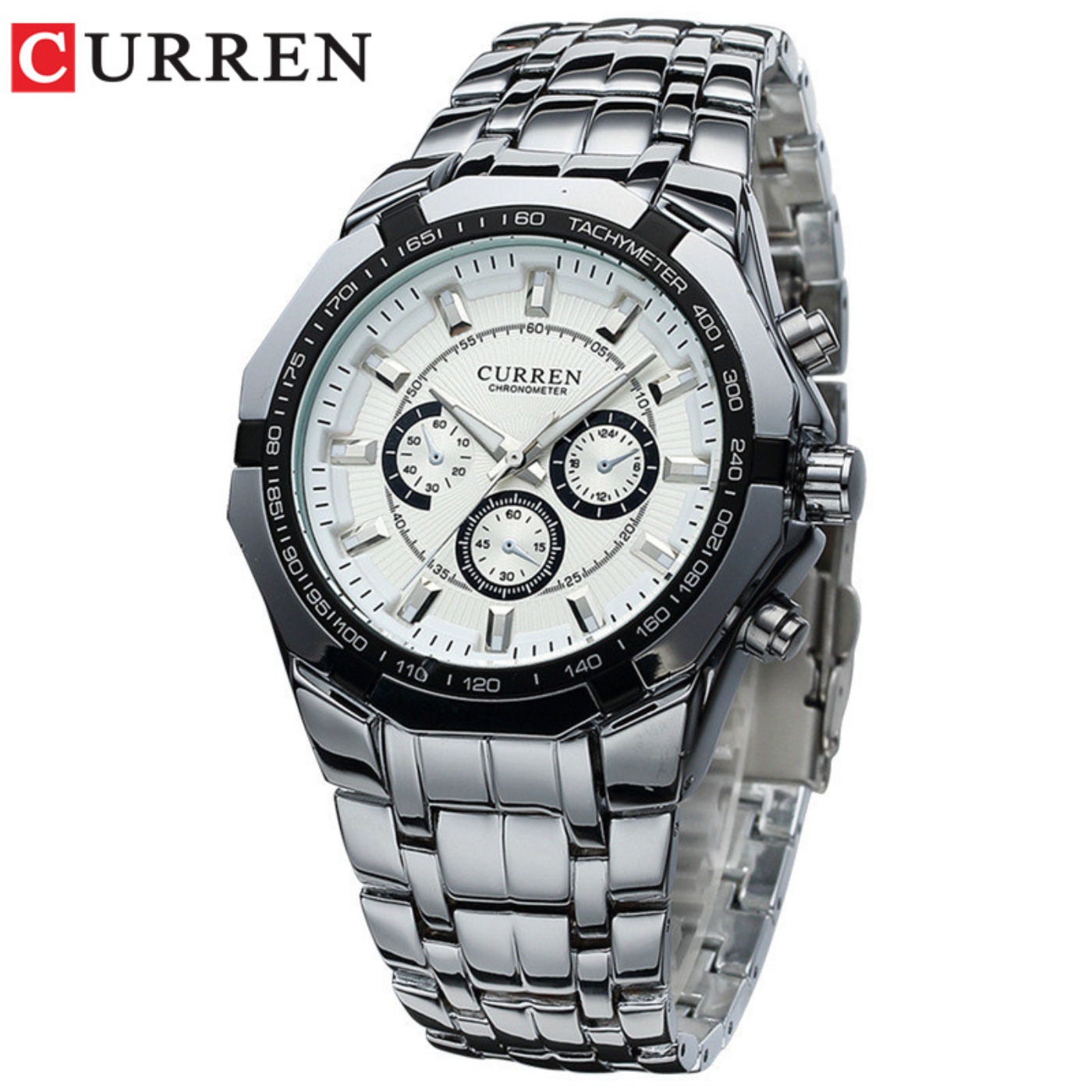 Jewelry For Watches - CURREN ผู้ชายแบรนด์หรูทหารกีฬาบุรุษนาฬิกาเหล็กควอตซ์นาฬิกาผู้ชายนาฬิกากันน้ำธุรกิจนาฬิกาเรลิโอ มาสคูลิโน