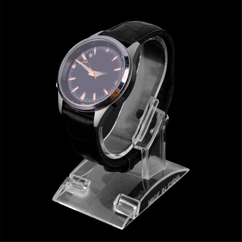 Jewelry And Watches Inc - พลาสติกใสนาฬิกาแสดงแร็คผู้ถือรูปร่าง C สำหรับเครื่องประดับและอุปกรณ์เสริม
