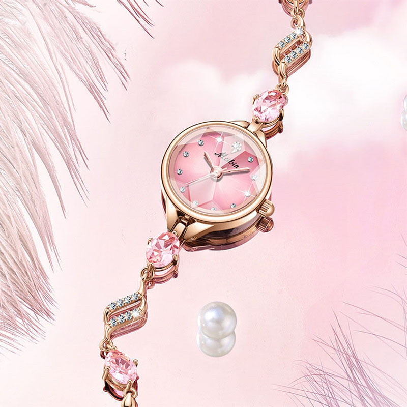 Jewelry Watches Brands - นาฬิกาควอตซ์สำหรับสุภาพสตรีนาฬิกากําไล V147เครื่องประดับหรูหราหน้าปัดแปดเหลี่ยมกันน้ำ