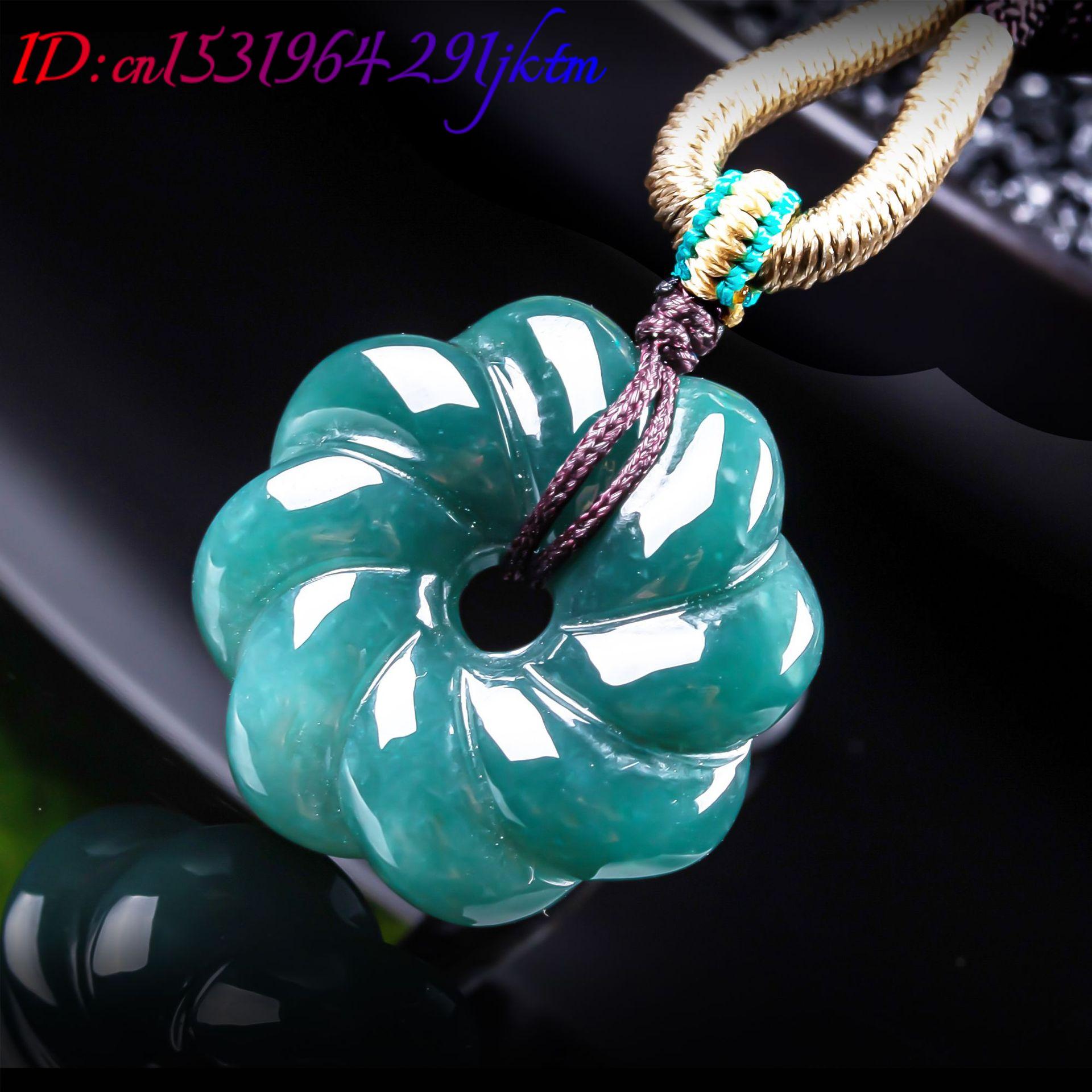จี้สร้อยคอหยกพม่าแท้รูปดอกไม้  - Jewelry & Watches Spółka Z Ograniczoną Odpowiedzialnością บทวิจารณ์และราคา