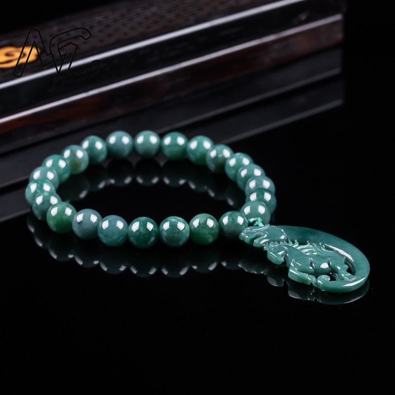 สร้อยข้อมือถักมือจากหยกธรรมชาต - Jewelry & Watches Spółka Z Ograniczoną Odpowiedzialnością บทวิจารณ์และราคา