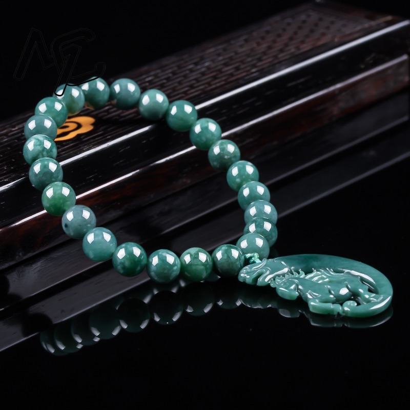 สร้อยข้อมือถักมือจากหยกธรรมชาต - Jewelry & Watches Spółka Z Ograniczoną Odpowiedzialnością บทวิจารณ์และราคา