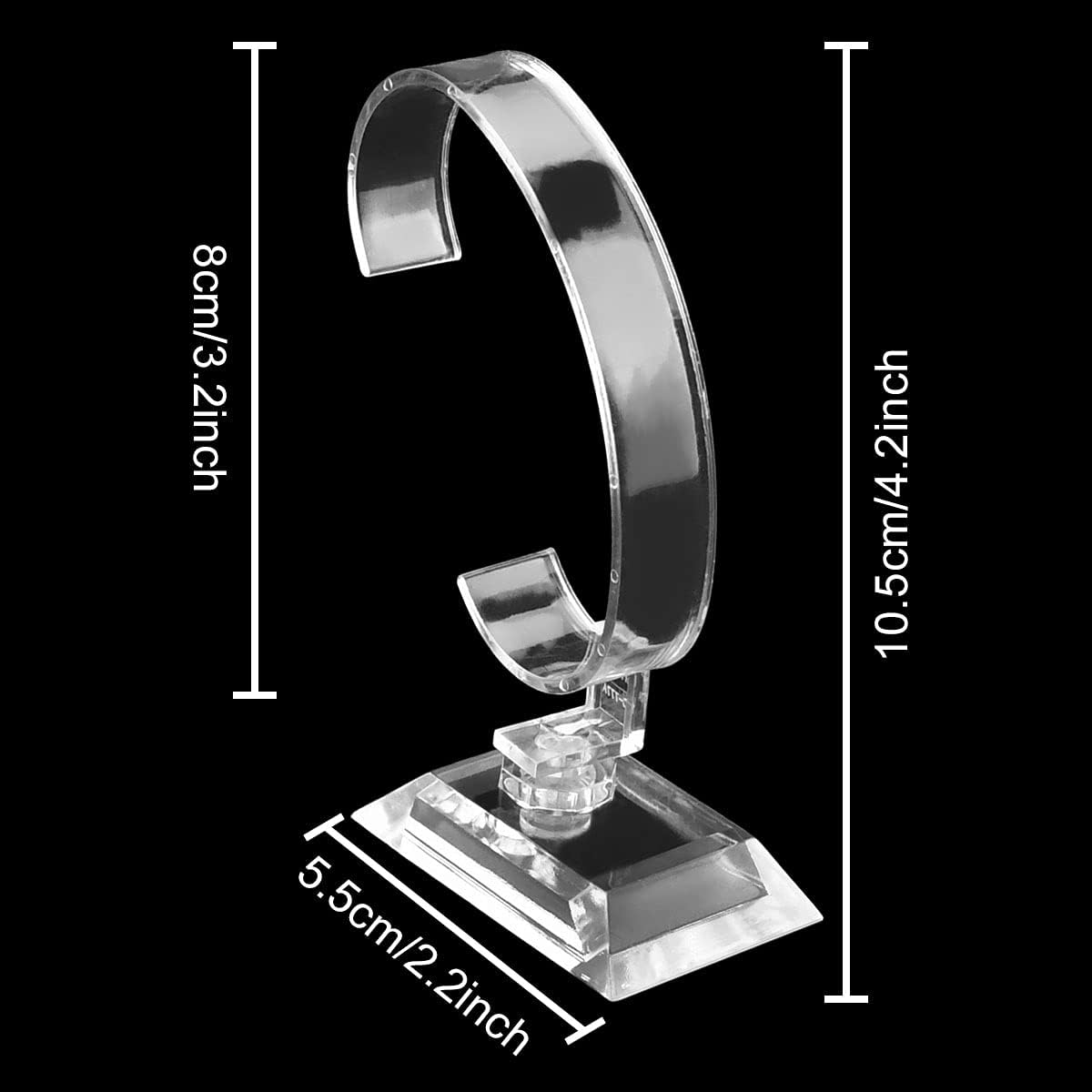 ขายส่ง 10PCS อะคริลิคใสนาฬิกาผ - Jewelry And Watches Inc บทวิจารณ์และราคา