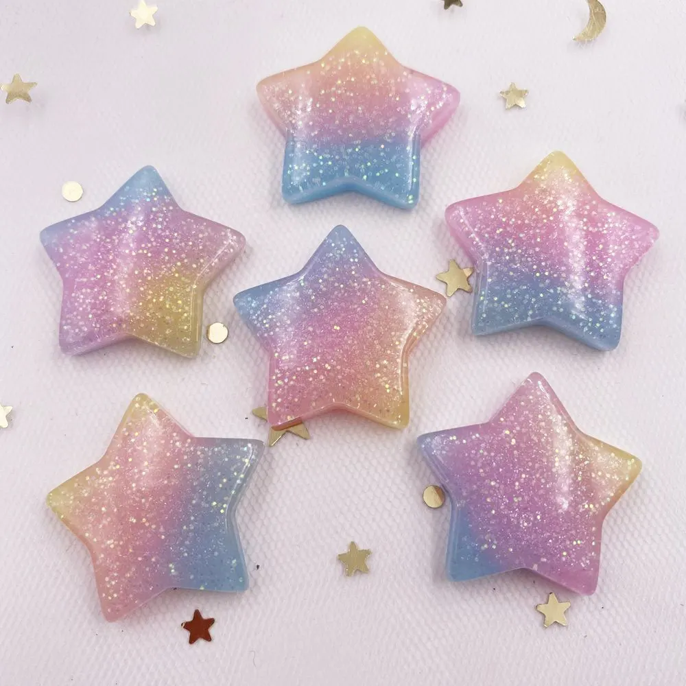 10PCS Glitter Kawaii เรซิ่นที่ - Paradise Jewelry & Watches Llc บทวิจารณ์และราคา