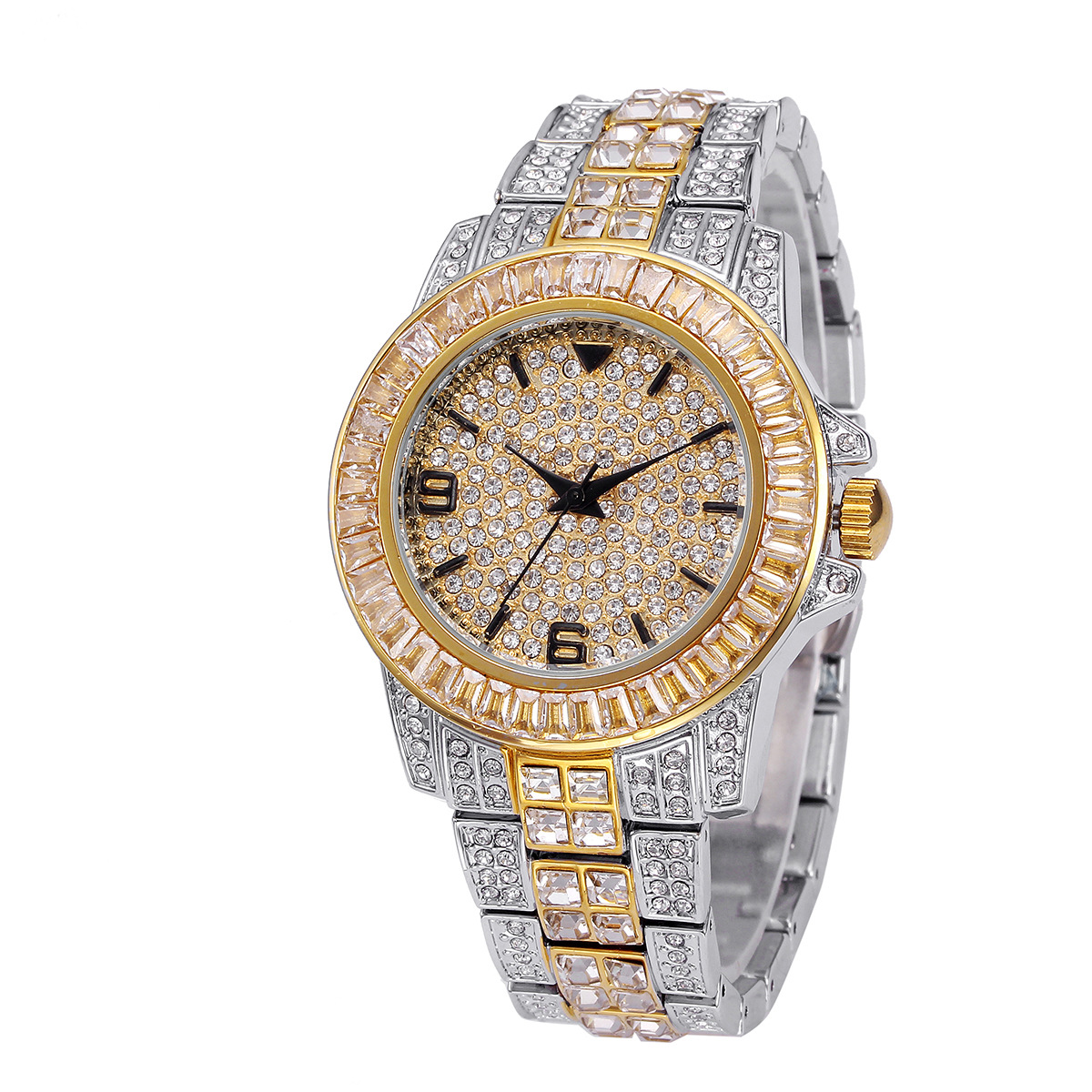 นาฬิกาควอตซ์หรูหราประดับเพชรเต - Jewelry For Watches บทวิจารณ์และราคา