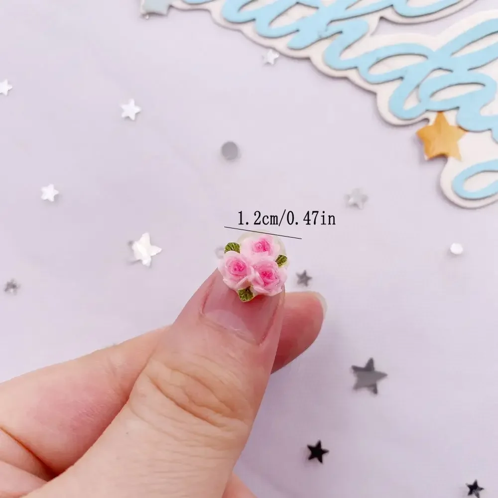 50ชิ้นเรซินมินิสีสันสดใสรูปดอก - Paradise Jewelry & Watches Llc บทวิจารณ์และราคา