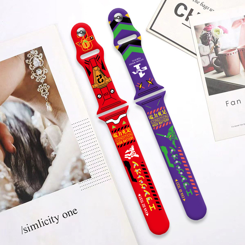 สายนาฬิกาซิลิโคนนุ่มพิมพ์ลายแฟ - Watch Strap Replacement บทวิจารณ์และราคา