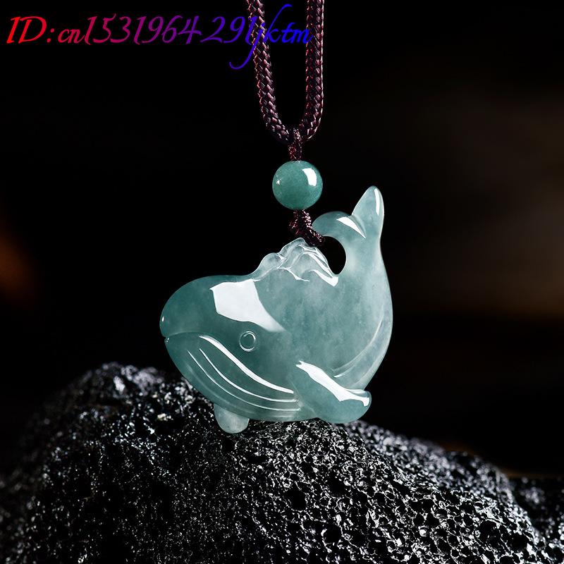 จี้สร้อยคอหยกพม่าแท้รูปปลาวาฬ  - Jewelry & Watches Spółka Z Ograniczoną Odpowiedzialnością บทวิจารณ์และราคา