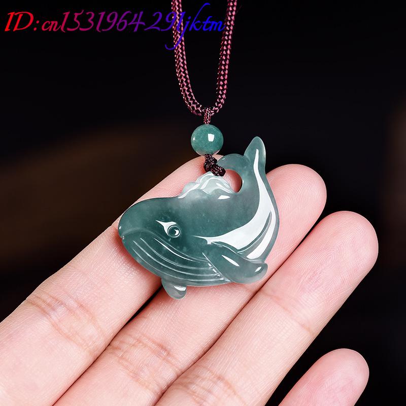 จี้สร้อยคอหยกพม่าแท้รูปปลาวาฬ  - Jewelry & Watches Spółka Z Ograniczoną Odpowiedzialnością บทวิจารณ์และราคา