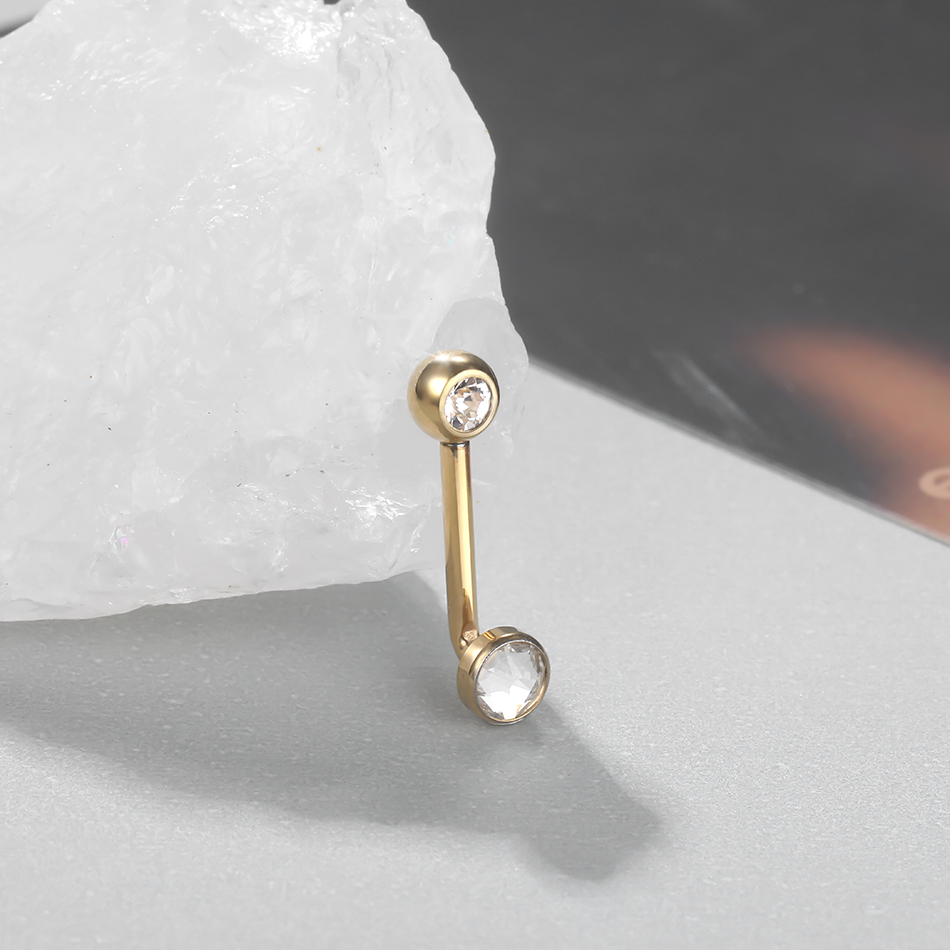 จิวเจาะสะดือแบบติดแน่น 5 ชิ้น/ - Christina Jewelry & Watches Marguerite Ørestik Forgyldt Sølv บทวิจารณ์และราคา