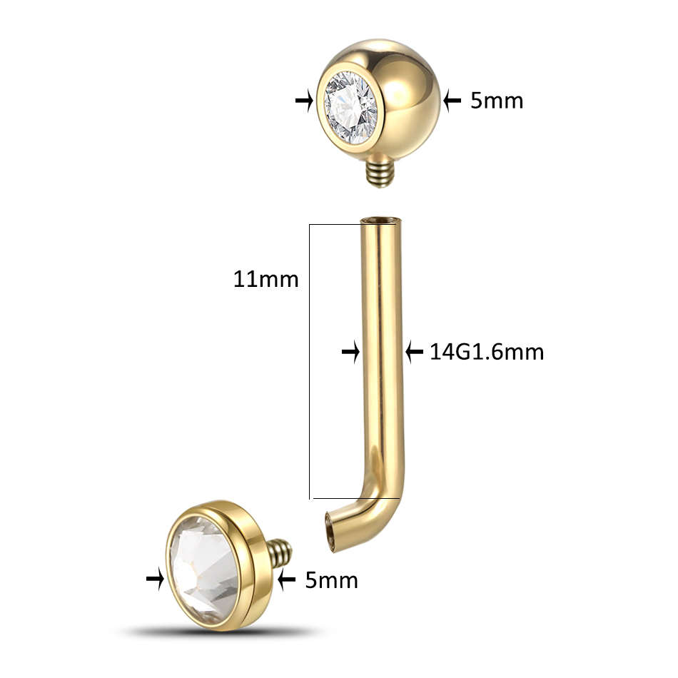 1PC G23 ไทเทเนียม Christina แน - Christina Jewelry & Watches Marguerite Ørestik Forgyldt Sølv บทวิจารณ์และราคา