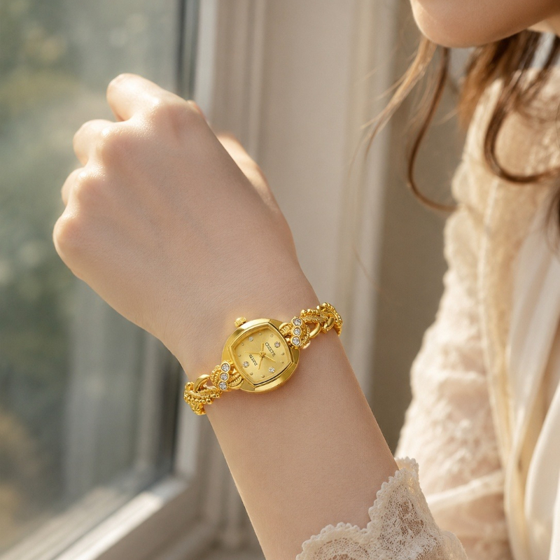 นาฬิกาข้อมือแฟชั่นผู้หญิง ดีไซ - Jewelry Watches Brands บทวิจารณ์และราคา