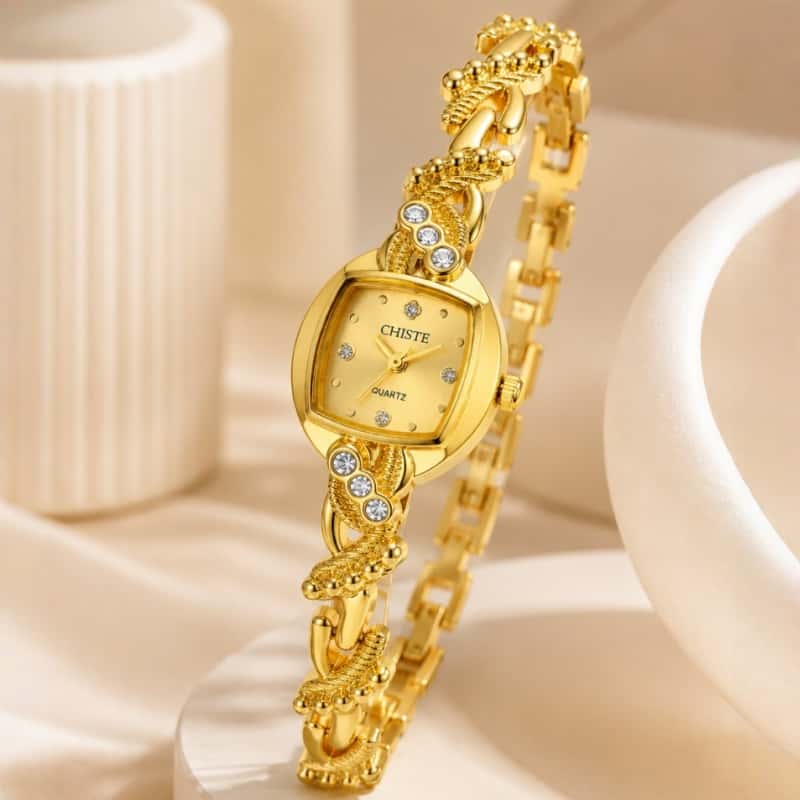 นาฬิกาข้อมือแฟชั่นผู้หญิง ดีไซ - Jewelry Watches Brands บทวิจารณ์และราคา