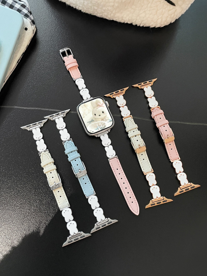 สายนาฬิกาหนังลายกระต่ายมิฟฟี่ใ - Watch Strap Replacement บทวิจารณ์และราคา
