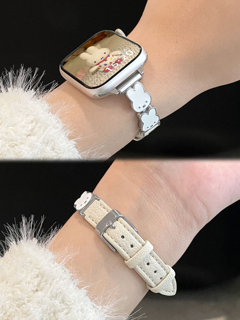 สายนาฬิกาหนังลายกระต่ายมิฟฟี่ใ - Watch Strap Replacement บทวิจารณ์และราคา