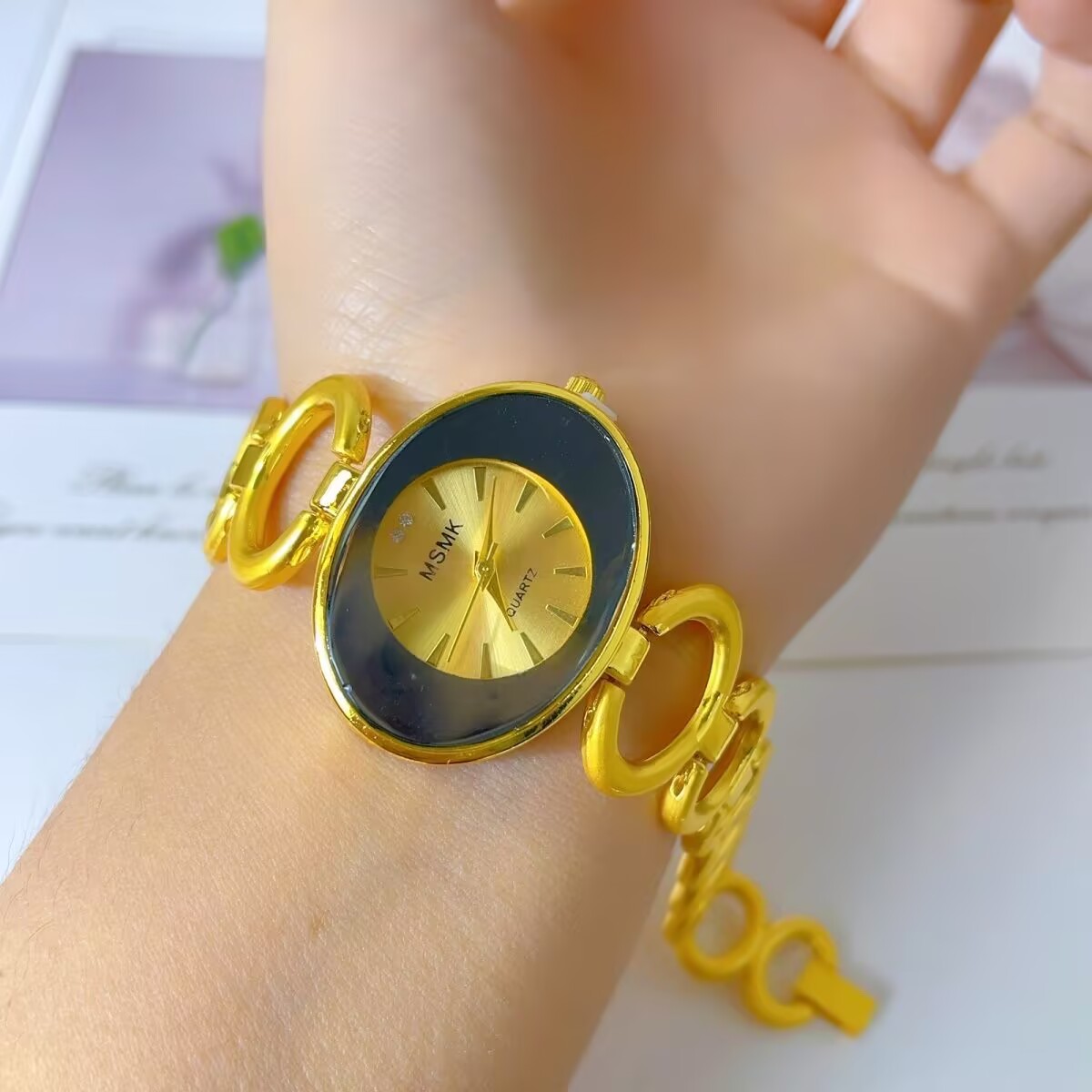 ใหม่อเมริกัน 24K ชุบทองนาฬิกาง - Jewelry For Watches บทวิจารณ์และราคา