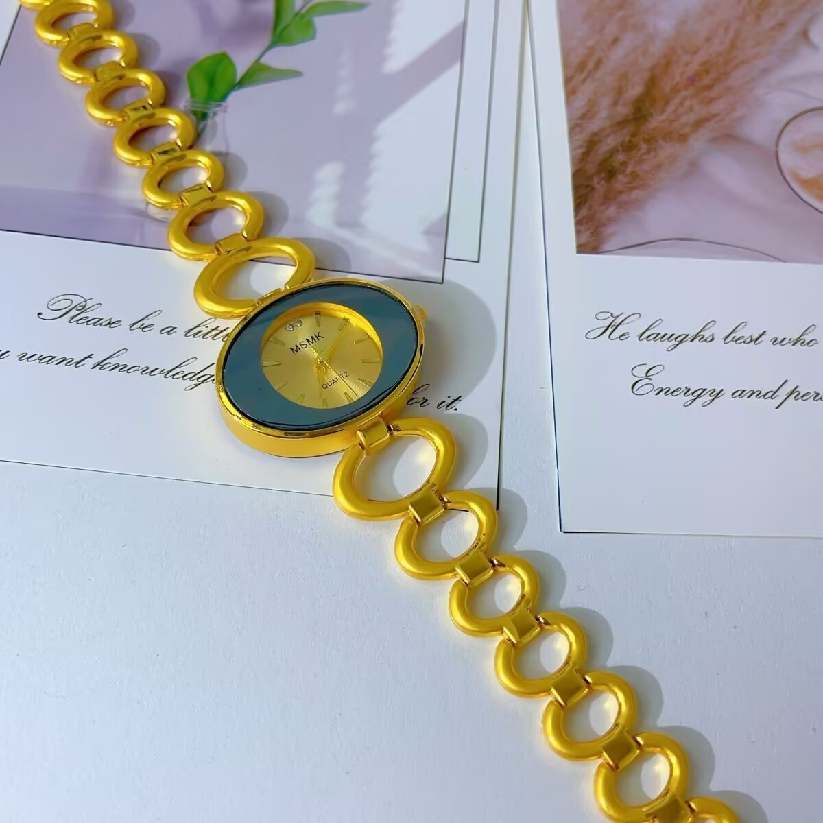 ใหม่อเมริกัน 24K ชุบทองนาฬิกาง - Jewelry For Watches บทวิจารณ์และราคา